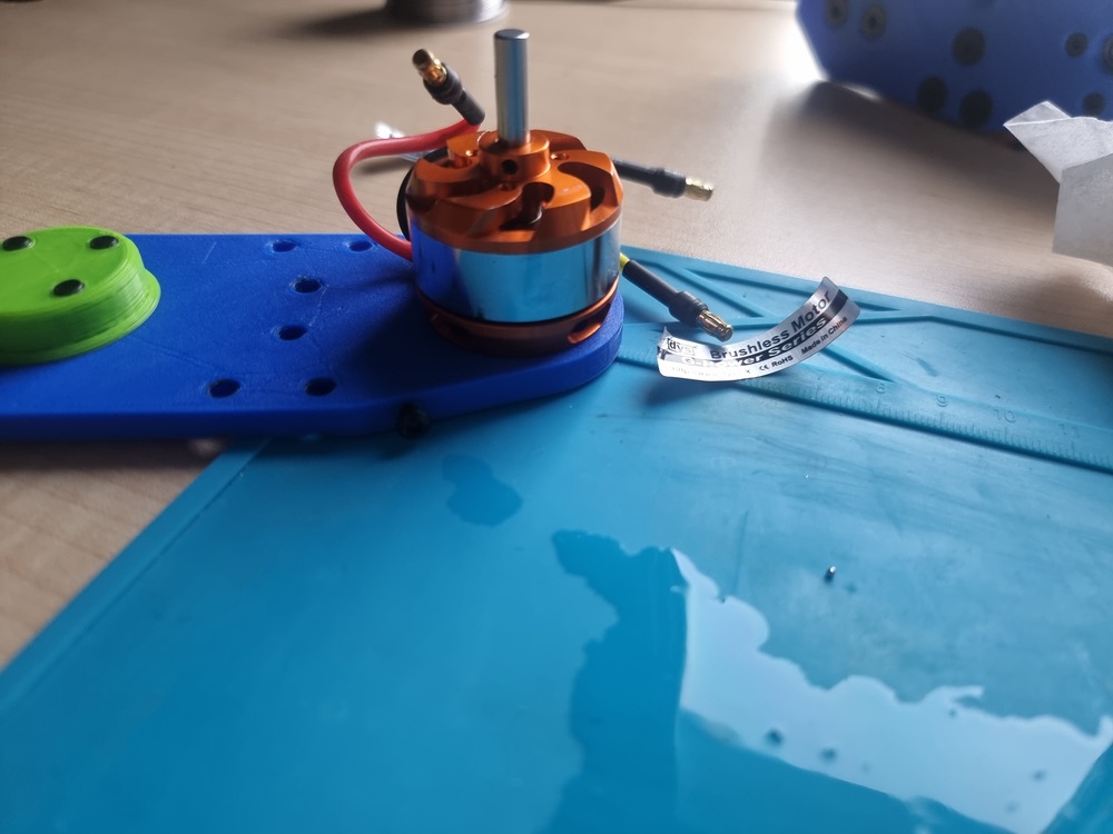 attaching the brushless motors