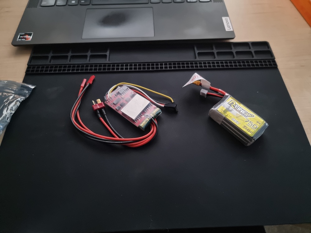 battery and brushed ESC order