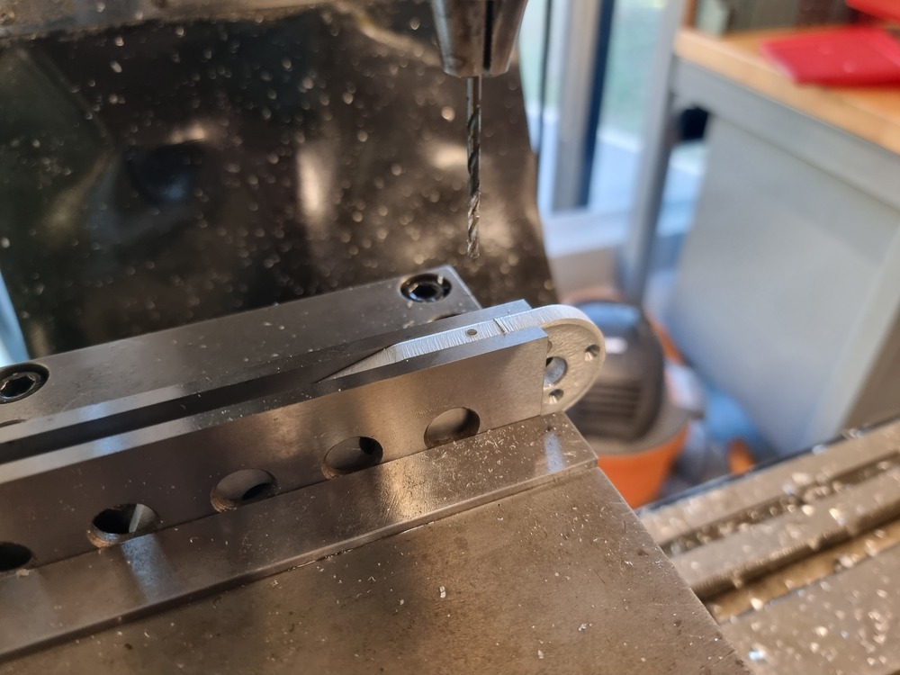drilling the side holes