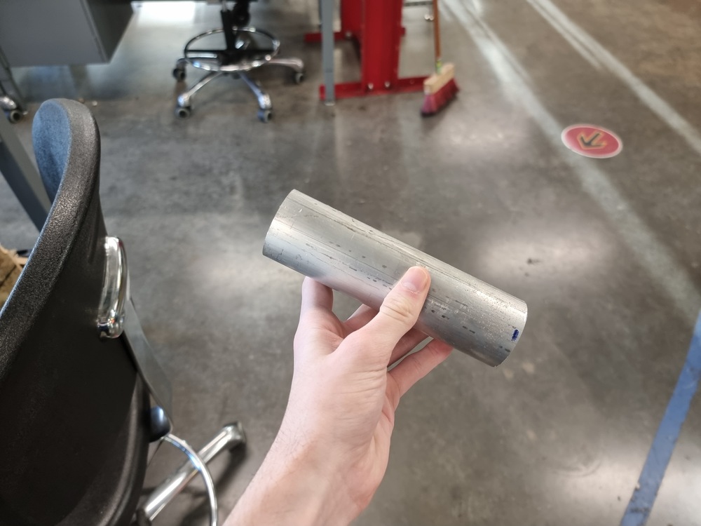 cut aluminum stock
