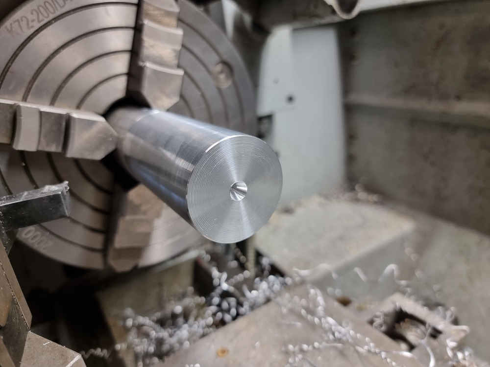 pilot hole drilled
