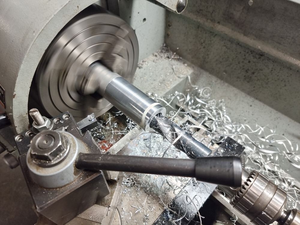 drilling the rough inner diameter