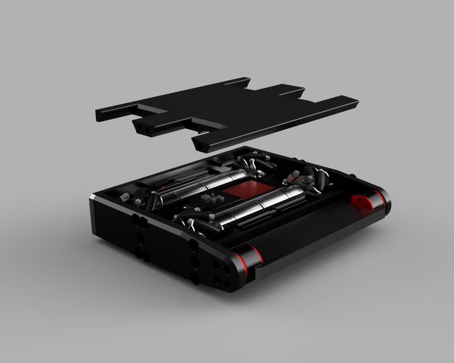 render of first version of combat robot