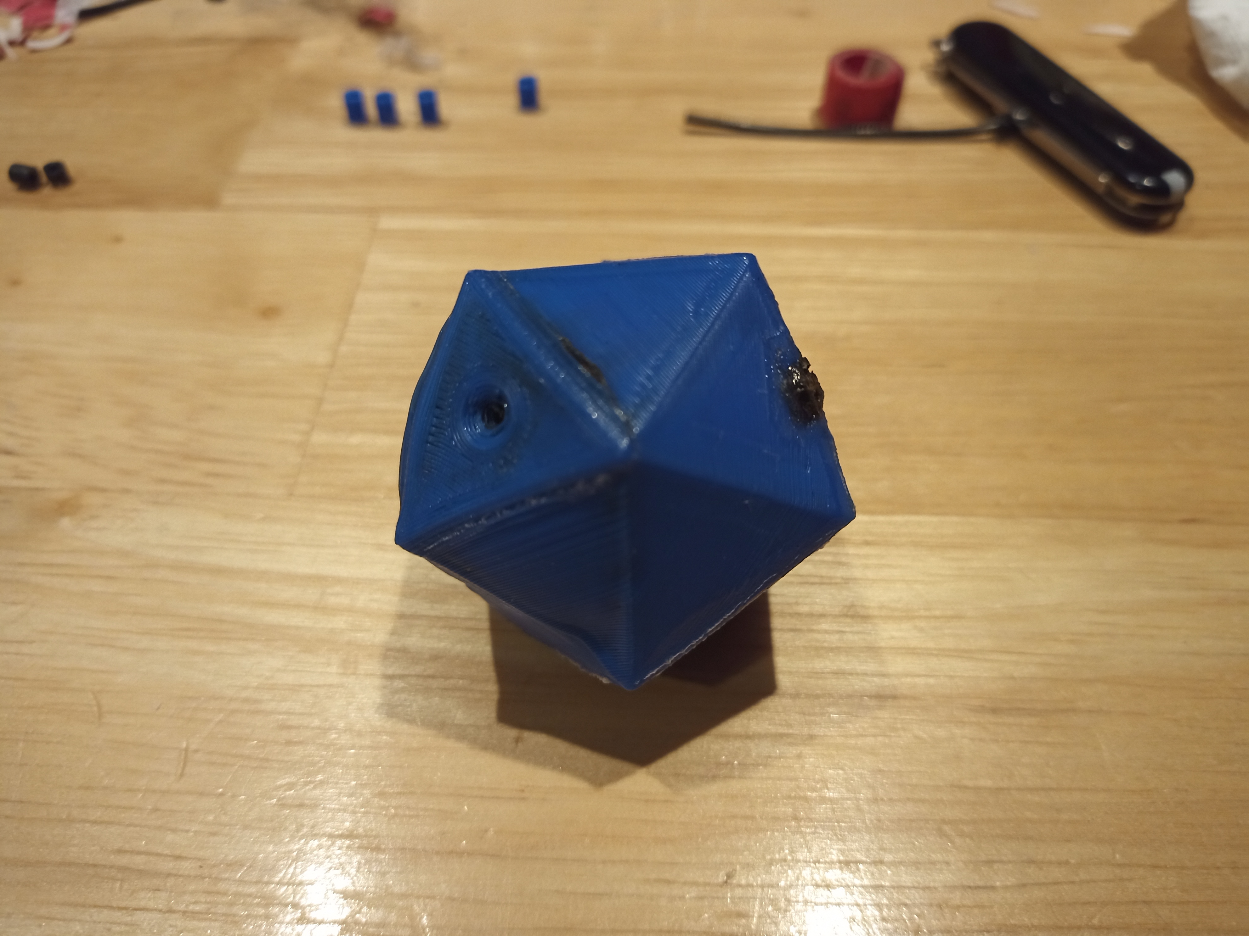 third grenade prototype after it caught fire