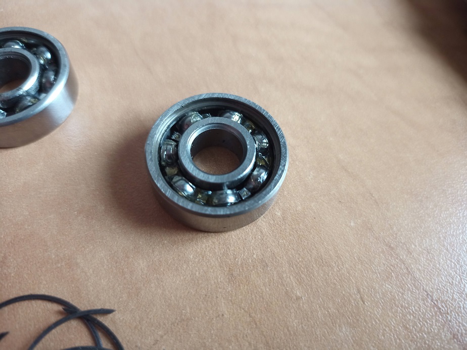 closeup of a bearing
