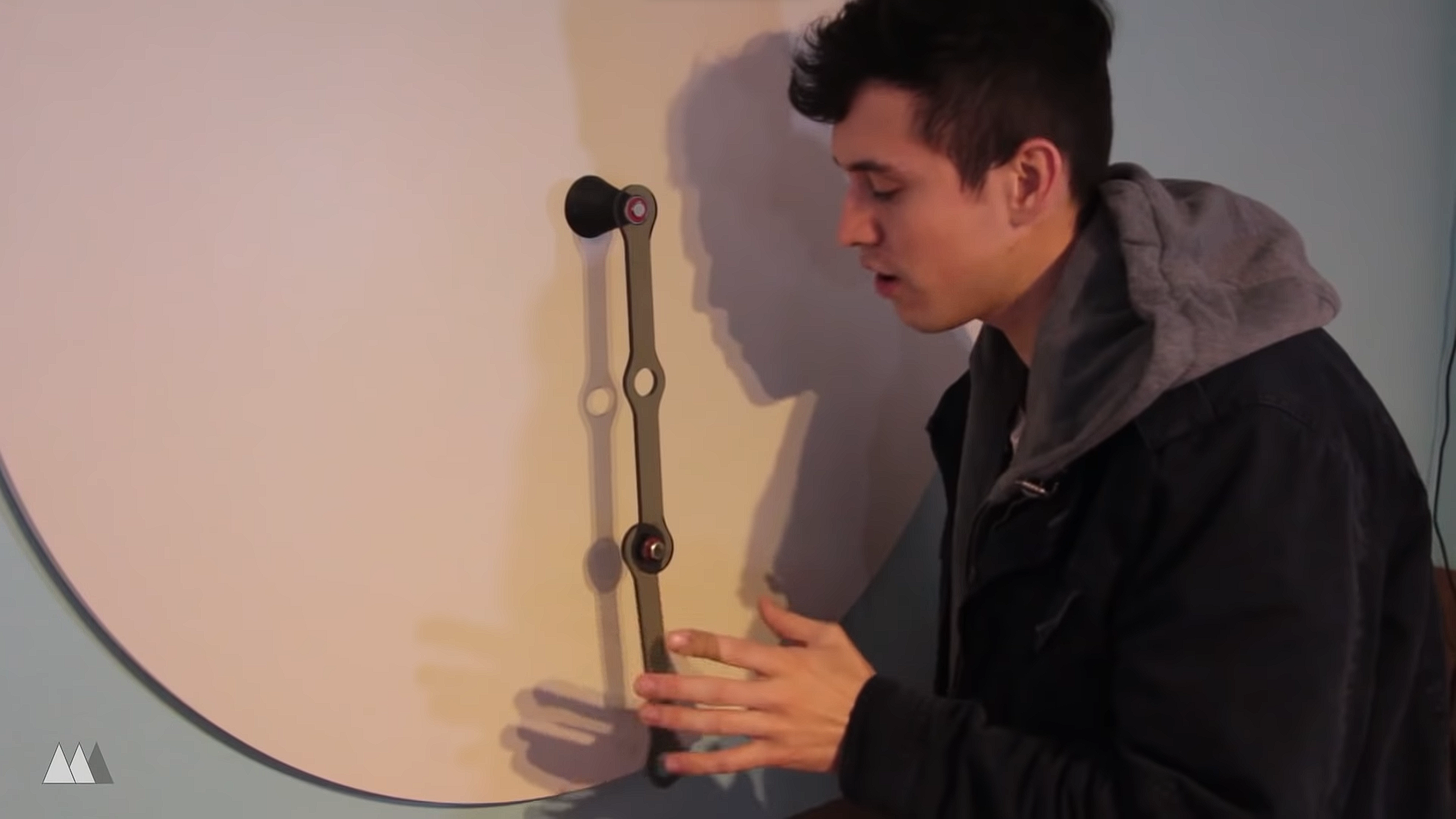 screenshot of Devon showcasing his double pendulum