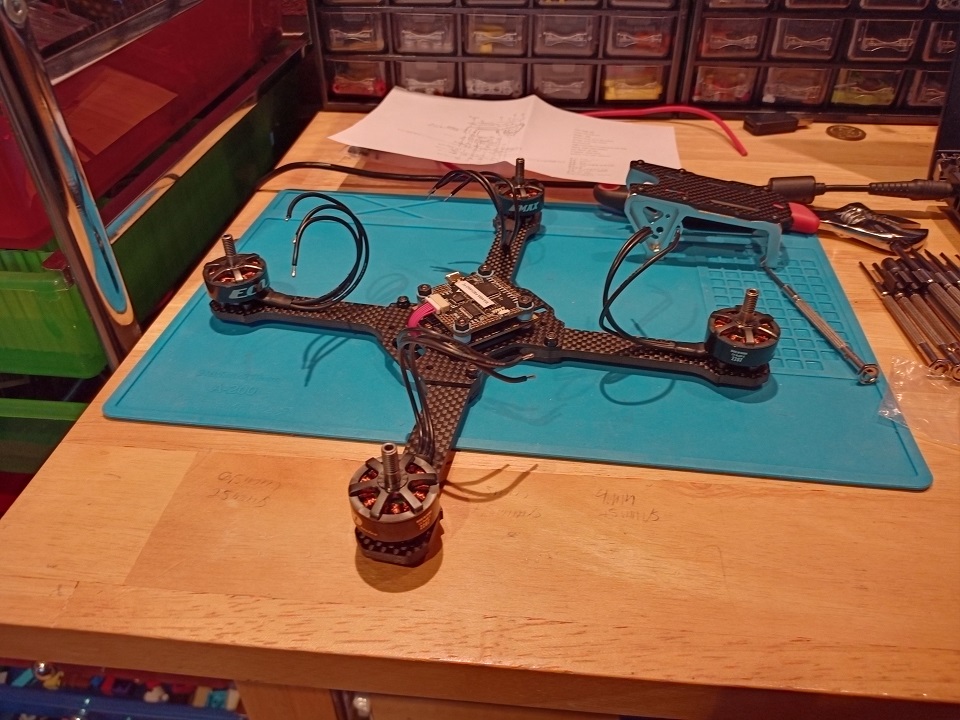 frame, stack and motors