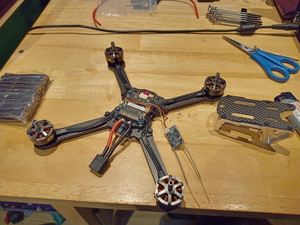 receiver solderd to stack