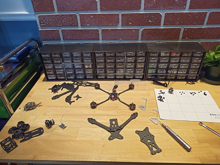 electronics outside of frame
