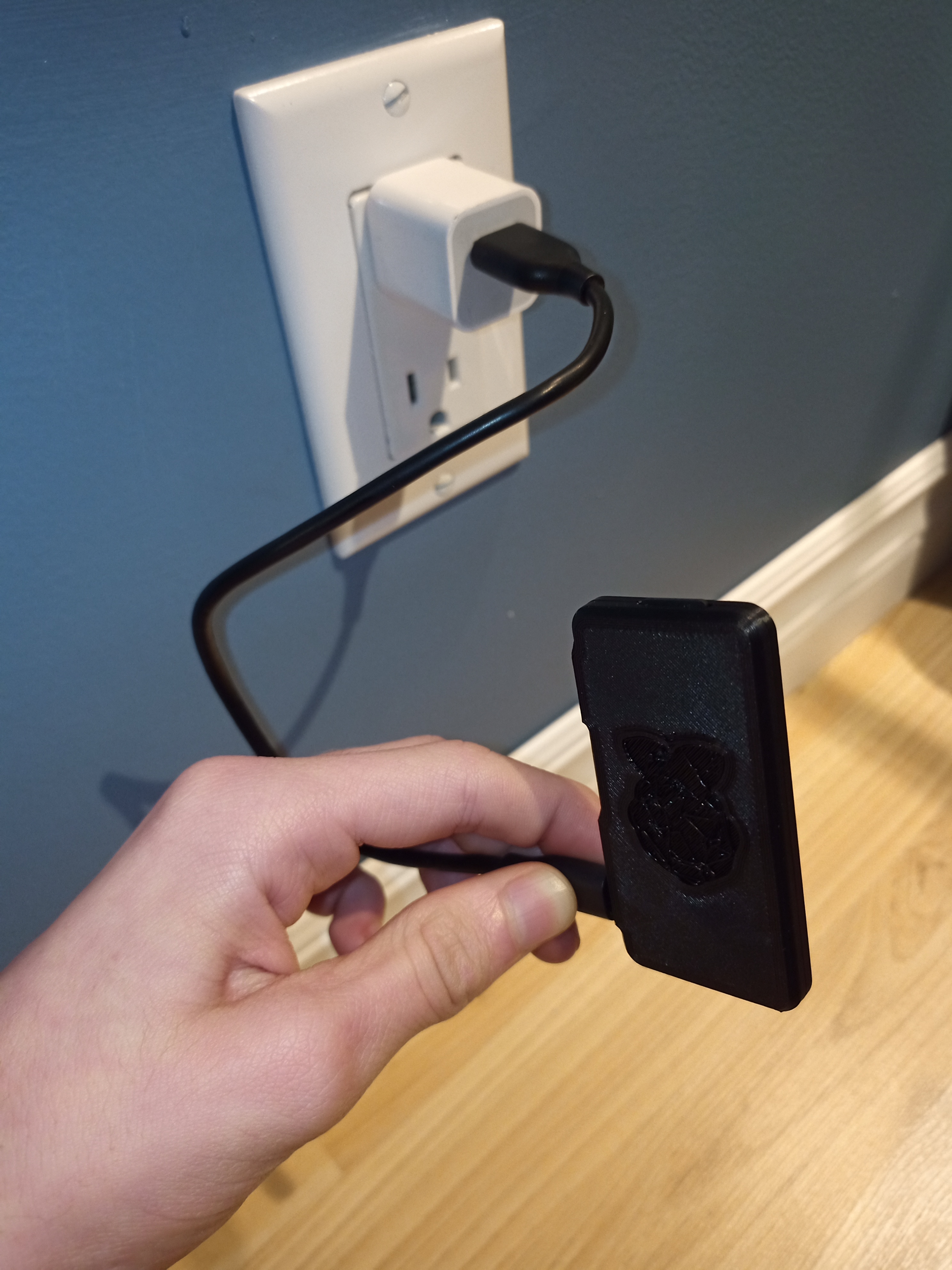 raspberry pi zero w running in 3d printed case