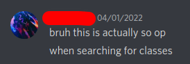 comment from student